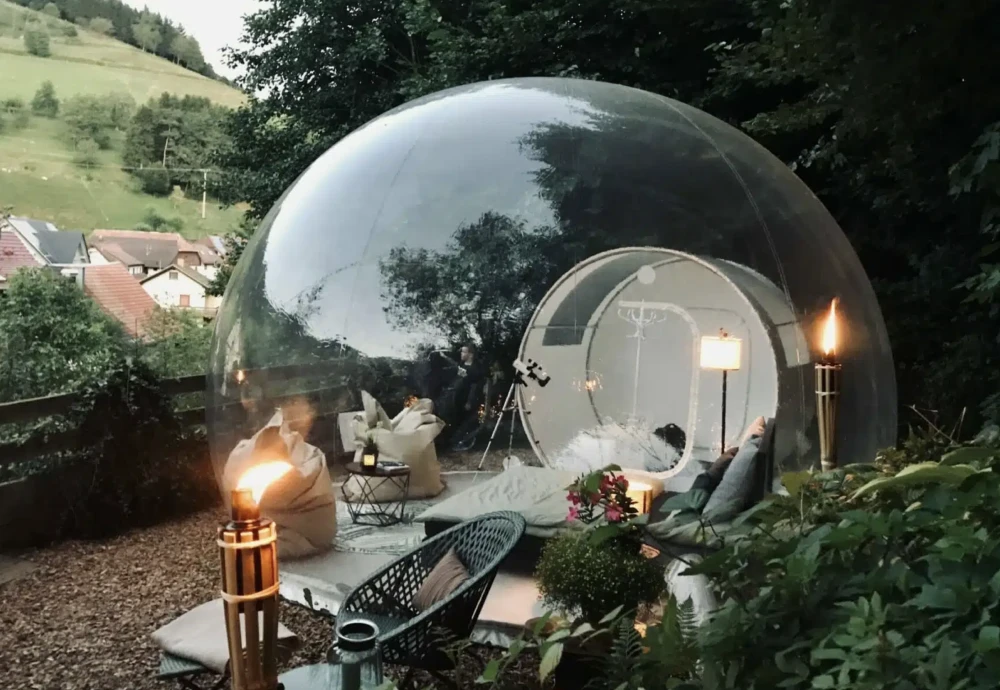 clear bubble tent outdoor shelter