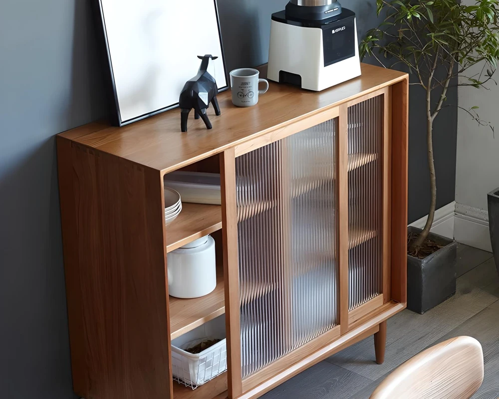 sideboard buffet cabinet glass doors