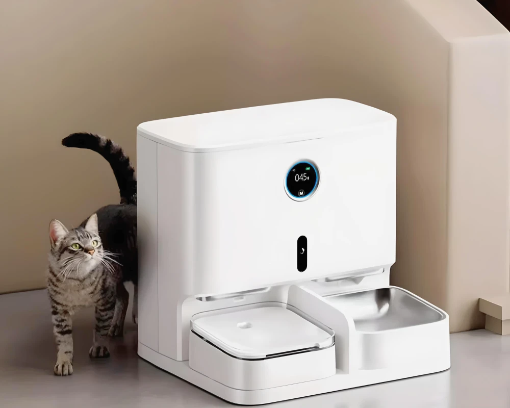 automatic cat feeder pets at home