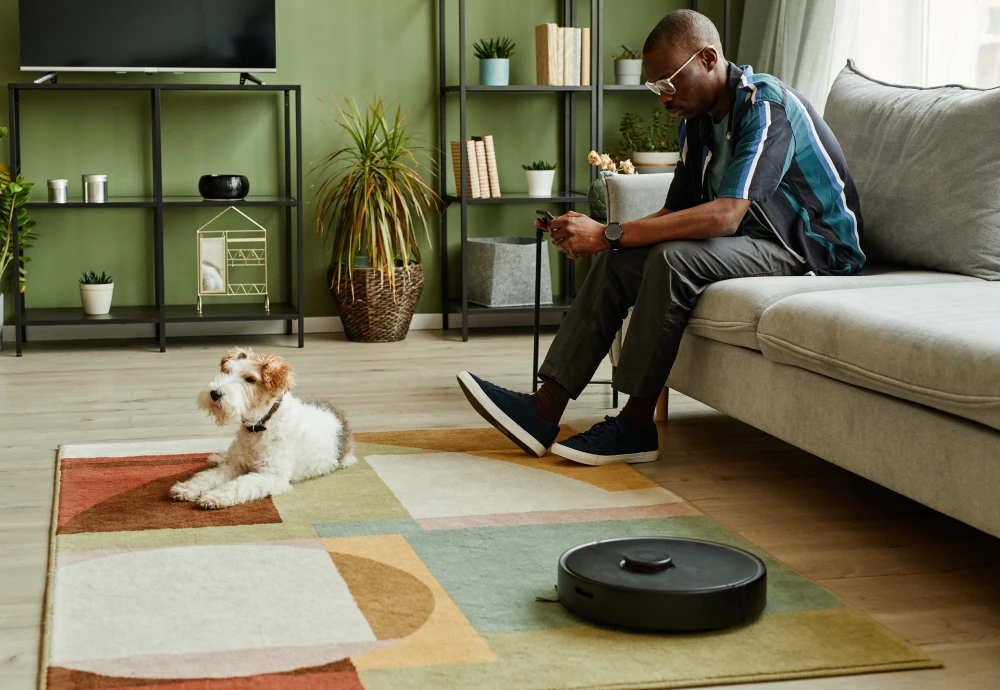 robot vacuum pet hair self cleaning